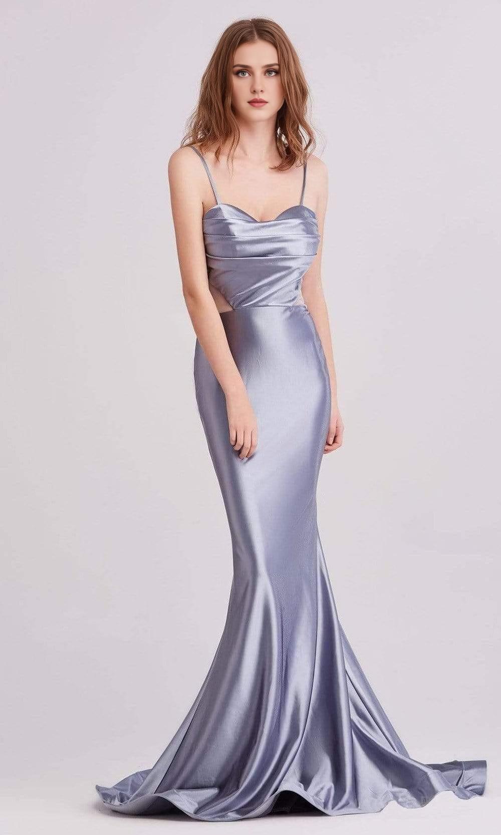 Gowns Evening Dresses/ Spaghetti straps Cowl Sweetheart Sleeveless Satin Floor length Prom Dress/ Evening Dresses/ Formal Women's Dresses/ Prom Dress Shops